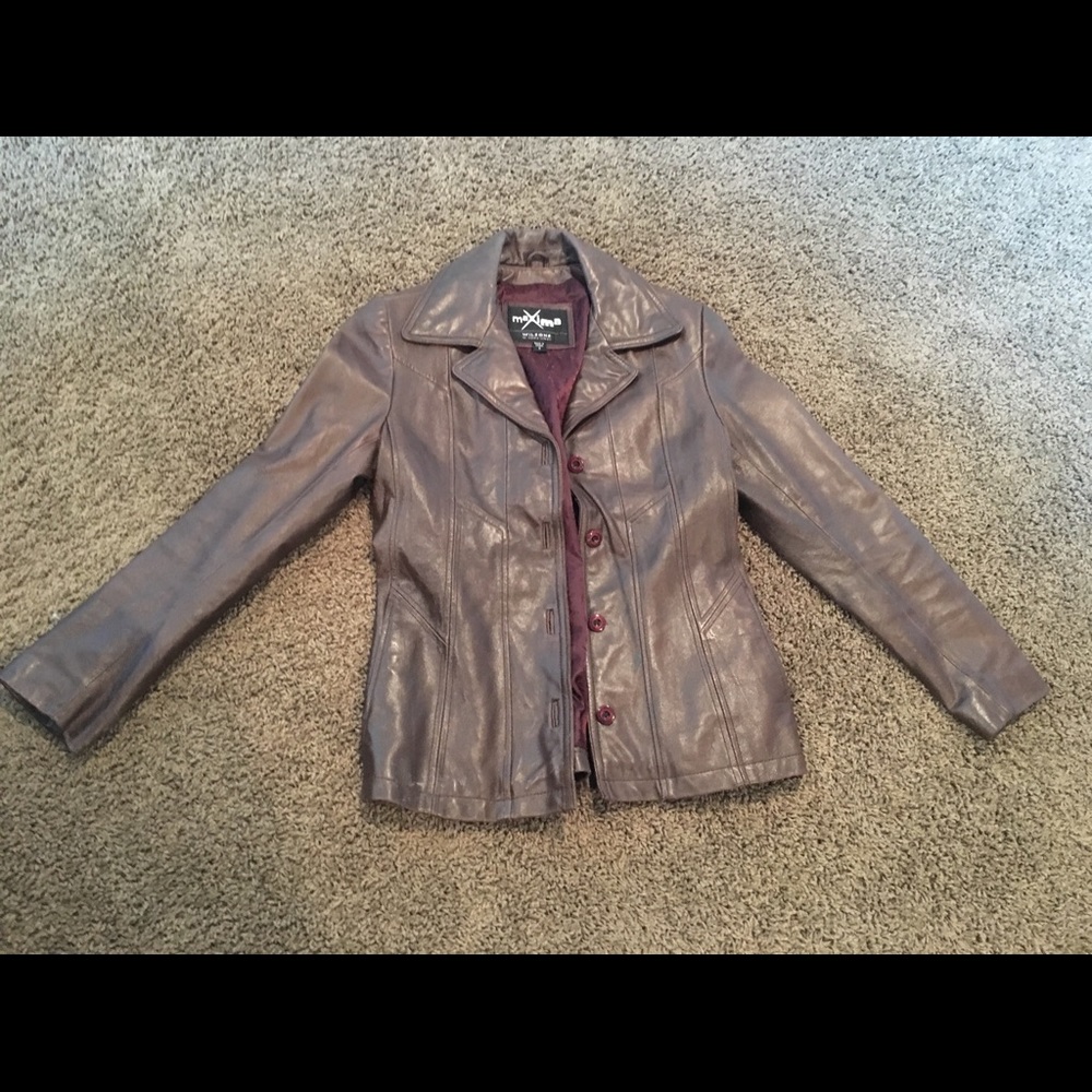 Wilson’s Brown Leather Jacket size small